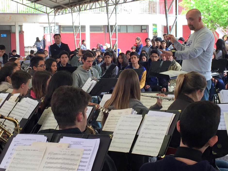 Gira de la banda de la UAP por Chile Biblioteca E. Irving Mohr